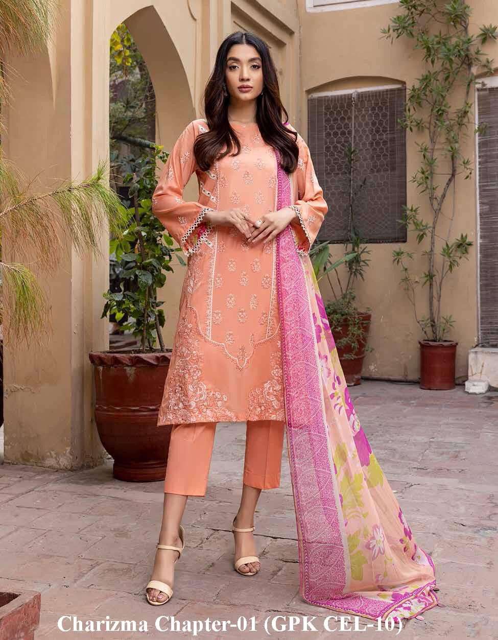 Charizma Lawn Embroidered Collection by Charizma